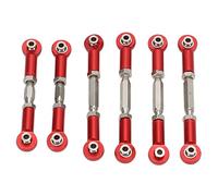 Alomejor Assemblage RC RC Alliage D'ALLIME PRÉCISE pour Une Voiture 1/10 avec des Attaches à Vis, pour Roca Iron Grass, Light and Dutting Rod Action The Extreme Bar The Extreme Bar (Rouge)