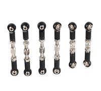 Alomejor Assemblage RC RC Alliage D'ALLIME PRÉCISE pour Une Voiture 1/10 avec des Attaches à Vis, pour Roca Iron Grass, Light and Dutting Rod Action The Extreme Bar The Extreme Bar (Black)