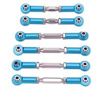 Alomejor Assemblage RC RC Alliage D'ALLIME PRÉCISE pour Une Voiture 1/10 avec des Attaches à Vis, pour Roca Iron Grass, Light and Dutting Rod Action The Extreme Bar The Extreme Bar (Blue)