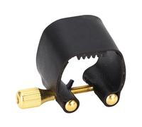 Alomejor Attache de Ligature en Cuir pour Saxophone, Remplacement Professionnel pour Embout de Saxophone de Type C, avec Conception Compacte pour avec Embout en Plastique (Haut)