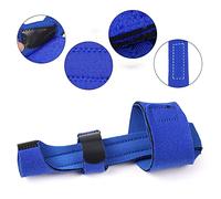 Alomejor Attelle de Correcteur de Doigt Réglable, Protection de Fixation à Crochet et Boucle Durable pour la Récupération de la Couleur, comme indiqué pour les Utilisateurs