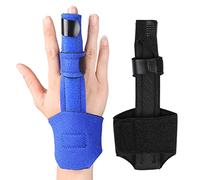 Alomejor Attelle de Correcteur de Doigt, Stabilisateur Réglable en Nylon et Polyuréthane pour Support de Doigt à Gâchette, Facile à Porter pour la Récupération d'une Blessure à la Main