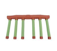 Alomejor Attraper des Bâtons de Chute, Jeu Adhésif, Finition en Bois, Entraînement de Coordination œil-Main pour Enfants, Amusant en Intérieur (Green)