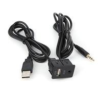 Alomejor AutoBoot -Aux -Extension Cable USB Audio Pocket, étanche