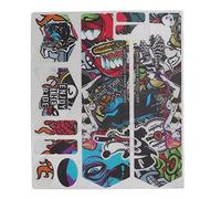 Alomejor Autocollant de Fourche Avant de Vélo 3D Autocollant de Fourche Avant de Vélo de Montagne Autocollant de Protection de Vélo Résistance aux Rayures(Fourche Avant Graffiti)