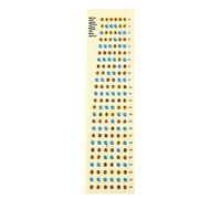Alomejor Autocollants de Touche pour Guitare, Autocollant D'échelle Musicale avec Impression de Lettres Haute Définition pour les Joueurs de Guitare