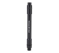 Alomejor Axe de Fourche de Roue de Bicyclette 12mm Essieu Traversant Avant à 9mm Conversion D'adaptateur de Brochette à Dégagement Rapide pour Vélo (Noir)