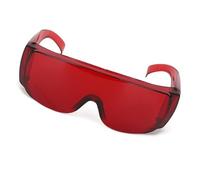 Alomejor BACHIN Lunettes de Protection Lunettes de sécurité pour Gravure, Options de Couleur Vert/rouge, Filtre 80% de Lumière Forte (rouge)