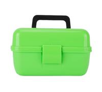 Alomejor Bacs de Rangement avec Couvercles, Boîte de Matériel de Pêche, Rangement Multifonctionnel à 2 Couches pour Crochets D'appât, Organisateur D'outils Portable 1 Pièce