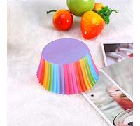 Alomejor Baking Cup, Food Grade Paper Material, 100 Pcs