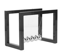 Alomejor Balance Pendule Boule, Design éducatif en Fer et Acrylique (Black) | Jouet de bureau anti-stress, outil éducatif, beau décor