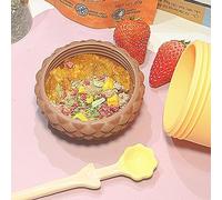 Alomejor Balle de Puzzle Interactive de Distribution de Nourriture pour Animaux de Compagnie pour Chiens, Jouet de Friandises Résistant aux Morsures à Alimentation Lente pour Soulager L'ennui,