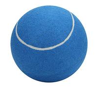 Alomejor Balle de Tennis, Grande Balle de Tennis Gonflable en Caoutchouc de 8 Pouces, Douce et Sûre avec Filet pour Jouer avec des Enfants, des Adultes et des Animaux Domestiques (Blue)