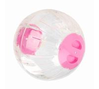 Alomejor Balle d'exercice pour Hamster, Jouet Transparent Durable pour Un Divertissement Sain pour Animaux de Compagnie, adapté aux Petits Animaux de Compagnie, 7.28 Pouces (Pink)