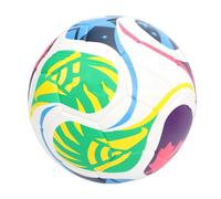 Alomejor Ballon de Football Taille 5, Motif Vibrant Haute visibilité, Cuir PU Résistant à l'usure, Vessie Renforcée pour la Pratique des Sports de Plein Air