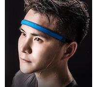 Alomejor Bandeau de Sport Bandeau Anti-transpiration en Silicone, D'entraînement pour Femmes et Hommes, Course à Pied, Gym, Tennis, Yoga, Cyclisme, Bande élastique Réglable, Léger, pour Baseball,