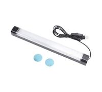 Alomejor Barre de Lumière Noire LED avec Fixation Magnétique pour L'art et les Fêtes, Prise USB, Barre Lumineuse Noire pour Usage Domestique, Lumineuse 380-400 Nm avec Interrupteur pour Matériaux