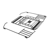 Alomejor Barres de Toit en Métal de qualité Supérieure pour Voiture sur Chenilles SCX10 1/10 RC, Design Réaliste, Facile à Installer, Barre de Bagages Noire pour Les Amateurs de Voitures RC
