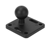 Alomejor Base de Montage à Bille de 1 Pouce, Alliage D'aluminium avec Conception Antidérapante en Caoutchouc et Plaque Carrée AMPS, Compatible avec Les Supports RAM à Double Bras de
