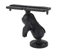 Alomejor Base de Montage pour Détecteur de Poisson, Conception Résistante aux Chocs, Hauteur Réglable, Rotative à 360 Degrés, avec Matériau ABS, pour la Pêche en Bateau, Kayak, canoë