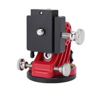 Alomejor Base de Réglage de Latitude pour Télescope Skywatcher, 3/8 Pouces, Support Réglable de 0 à 90 Degrés, Outil D'astronomie en Alliage D'aluminium (Noir Rouge)