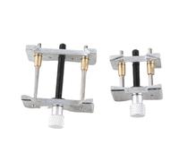 Alomejor Base de Support de Mouvement de Montre Professionnelle en Acier, pour la Réparation de Montres, Ensemble de 2 Pièces pour Horlogers, Atelier de Réparation de Montres