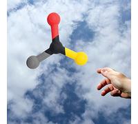 Alomejor Bâton D'entraînement, Conception à 3 Pointes pour la Coordination œil-Main et la Vitesse de Réaction, avec Poignée Ergonomique pour Les Athlètes, échauffement Sportif Simple ou