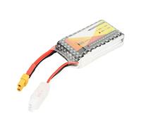Alomejor Batterie Lipo 850 MAh 7,4 V 45C 2S avec Prise XT30, Remplacement pour Voiture de Course FPV RC Quadcopter