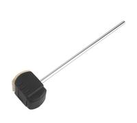 Alomejor Batteur de Grosse Laine Feutrée, pour Pédale de Grosse Caisse avec Manche en Acier Inoxydable, Accessoire de Percussion