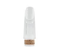 Alomejor Bec de Clarinette, Design Transparent avec Liège | Matériau ABS Durable, excellente qualité sonore, remplacement de la clarinette Sib, utilisation pratique