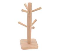 Alomejor Beech Coffee Cup Holder with Deep Furrow Design