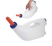 Alomejor Biberon à Lait pour Veaux avec Poignée pour une Alimentation Facile, capacité de 4 L pour Veaux, Blanc