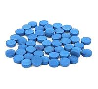 Alomejor Billard Cue Tip 50 pcs Snooker Cue Conseils Billard Pool Stick Remplacement Conseils Bleu Pool Cues pour Billard Snooker Accessoire(10mmm)