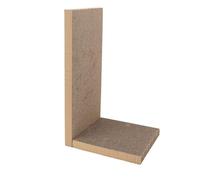 Alomejor Bloc à Gratter pour Chat, Carton Robuste, Durable, Remplacement Facile pour Chats, Paquet de 2 Papier ondulé (S 62x50cm / 24,41x19,69 Pouces)