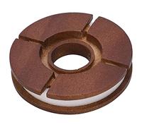 Alomejor Bobine de Ligne de Pêche à la Mouche, Organisateur de Rangement en Bois avec Noyau en Mousse pour Hameçons et Bas de Ligne, Accessoire Portable pour Les Pêcheurs