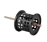 Alomejor Bobine de Roulement de Haute qualité pour Moulinets PMAX3/BMAX3/SMAX3, Bobine Ronde de Grande capacité de Ligne pour la Pêche en Radeau, Aluminium Aéronautique Anticorrosion, Noir (Une