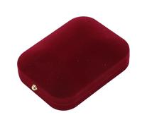Alomejor Boîte à Bijoux en Velours, étui à Bijoux de Voyage Compact et élégant pour Fiançailles et Anniversaires (pendentif boîte)