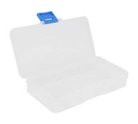 Alomejor Boîte à Bijoux Transparente en Plastique de Haute qualité, Boîte de Rangement pour Perles Artisanales, Compartiments Réglables pour Boucles D'oreilles, Colliers, Bagues pour un Rangement