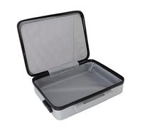 Alomejor Boîte à Documents Résistante au Feu, à l'eau, aux Chocs, étui Rigide Multi-Compartiments avec Serrure à Combinaison pour Certificats de Passeport d'argent, PVC, 16,1 X 11,8 X 5,1 Pouces