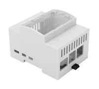 Alomejor Boîte de Jonction sur Rail DIN avec Trous de Dissipation Thermique pour Pi 5B, Bonne Dissipation Thermique pour Atelier