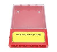 Alomejor Boîte MSDS avec Verrouillage Magnétique intégré, Stockage de sécurité Temps pour Sites Industriels