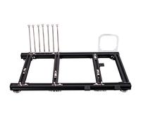 Alomejor Boîtier D'ordinateur ATX Léger en Aluminium pour Assemblage DIY et Tests D'overclocking, Conception à Cadre en Noir