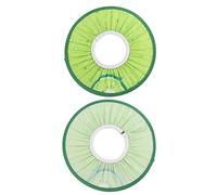 Alomejor Bonnet de Douche pour Enfants, Bonnet de Bain élastique avec imprimé Dessin animé pour la Protection des Yeux et des Oreilles Après la Coupe de Cheveux (GREEN)