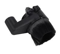 Alomejor Botte Anti-poussière de Routeur pour Moteur de Broche de 2,2 KW de 80 Mm avec Installation Facile D'aspiration Magnétique et Poils de Brosse Amovibles, Adaptée à la Machine CNC,