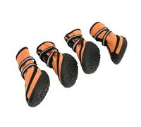 Alomejor Bottes pour Chien, Protection en Caoutchouc Légère pour Chiens de Petite, Moyenne et Grande Taille avec Sangles Réfléchissantes, Idéales pour les Activités de Plein Air et les Promenades (XL)