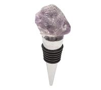 Alomejor Bouchon de Bouteille Compact Réutilisable en Cristal, économiseur de Vin en Pierre Précieuse pour les Amateurs de Vin, Pierre de Cristal Décorative pour la Maison de Fête (PURPLE)