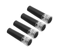 Alomejor Bouchon de Bouteille de Vin Réutilisable, Anti-fuite, Idée Cadeau pour Garder la Fraîcheur, Idéal pour les Amis et la Famille, Noir 3,35 X 0,98 X 0,67 Pouces