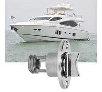 Alomejor Bouchon de Vidange de Yacht en Acier Inoxydable 316, Conception Compacte pour Bateau, Taille de Trou de 1 Pouce, 1 Pièce