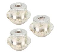Alomejor Bouchons à Vis Piccolo 3 Pièces, Couvercles de Couronne de Tête en Alliage D'aluminium pour Instrument à Vent, de Taille Standard et Résistant à la Corrosion