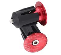 Alomejor Bouchons d'extrémité de Guidon de Vélo en Alliage D'aluminium Haute Résistance pour une Expérience de Conduite Améliorée (rouge)